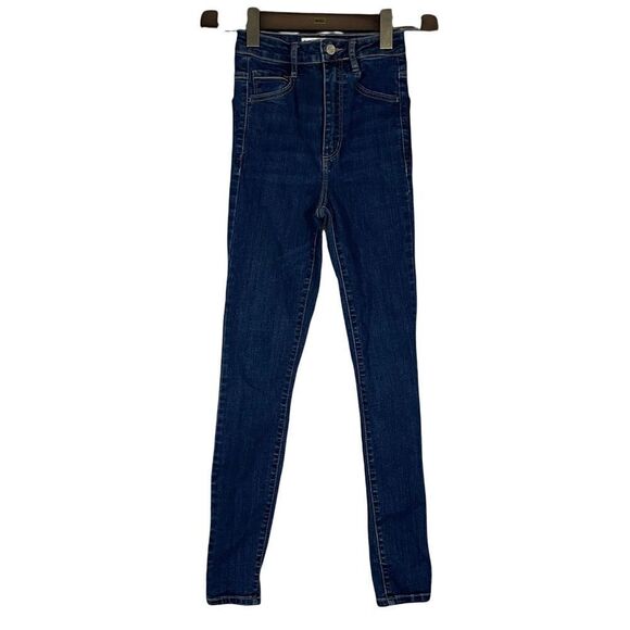 Garage Dark Wash High Rise Skinny Jeans Size 00 - Picture 1 of 2
